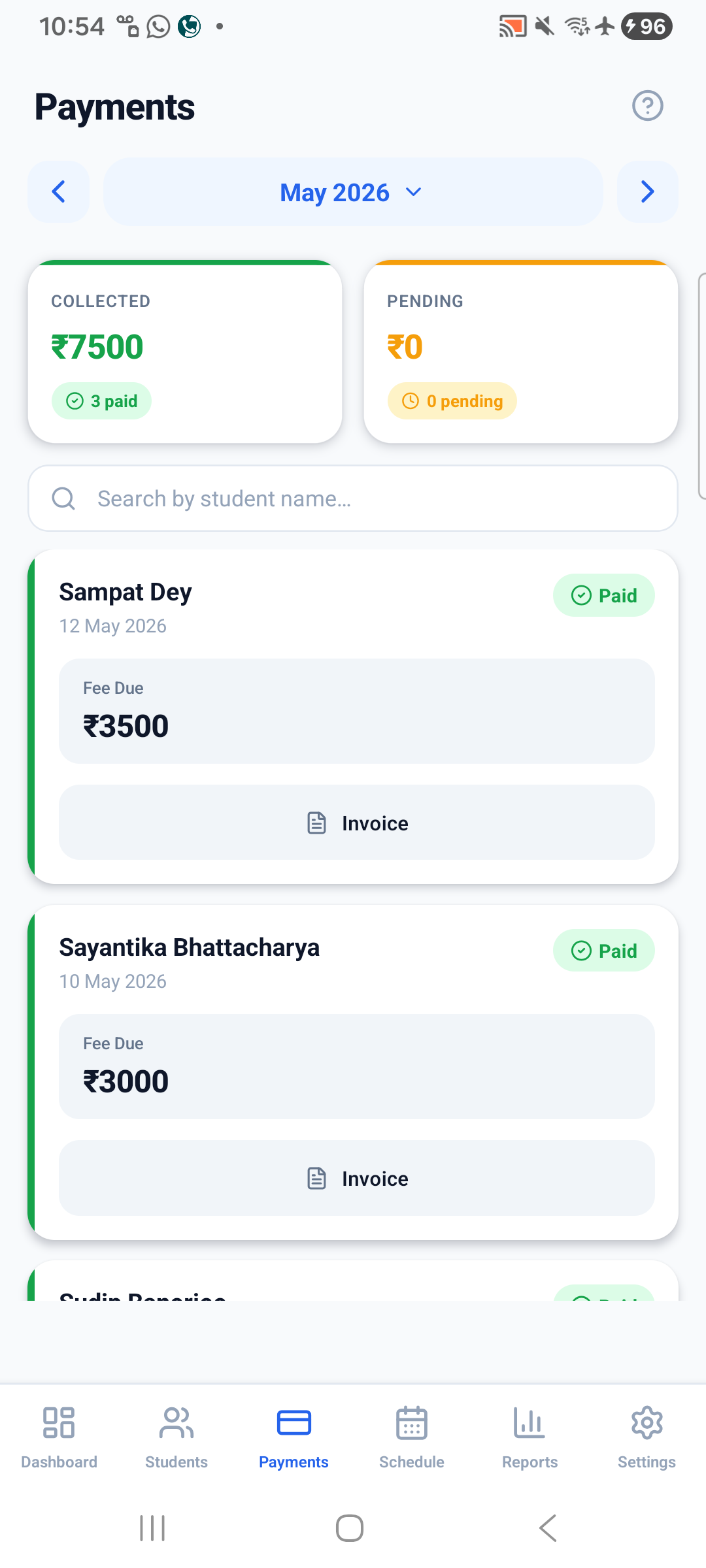 Payments